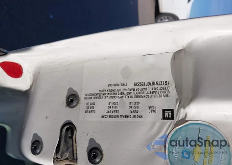 2006 Chevrolet Malibu Lt из США, поврежденный, VIN 1G1ZT51876F159239